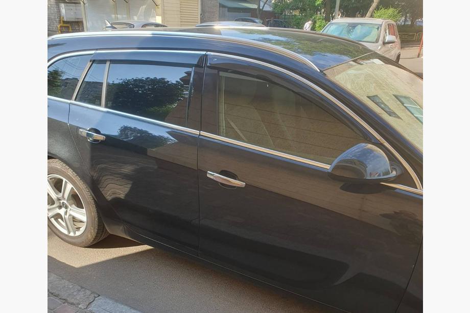 Opel Insignia 2008-2017 гг. Хромированные Накладки на Ручки (4 шт) OmsaLine - Итальянская Нержавейка Image
