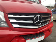 Mercedes Sprinter W906 2006–2018 гг. Хромированные Накладки на Решетку (2013↗, Нержавеющая Сталь) OmsaLine - Итальянская Нержавейка фото 6