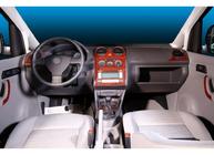 Volkswagen Caddy 2004-2010 гг. Накладки на Панель Приборов Алюминий фото 8