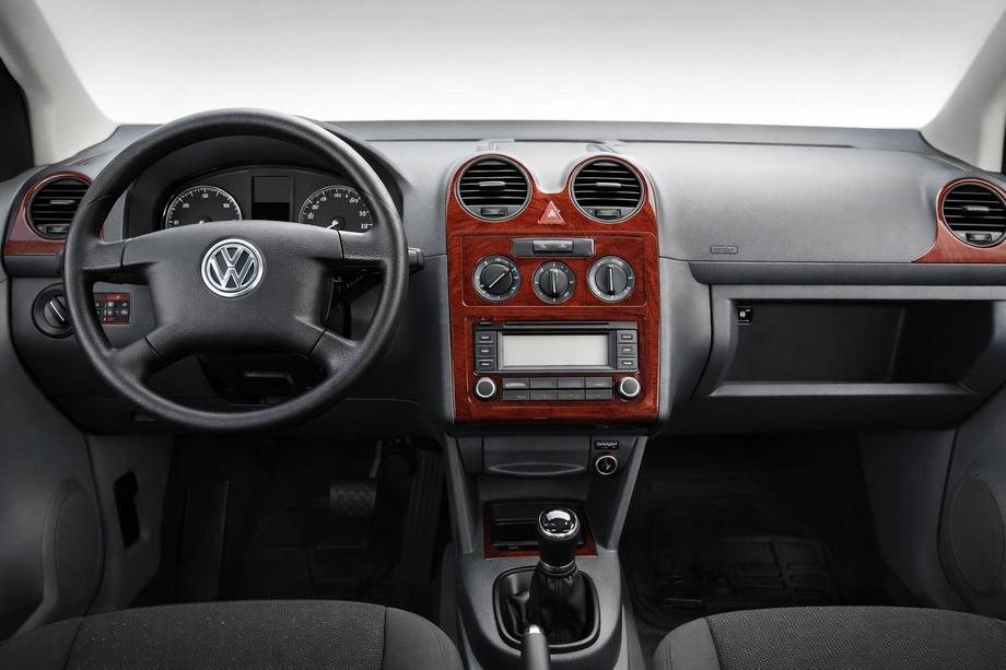 Volkswagen Caddy 2004-2010 гг. Накладки на Панель Приборов Алюминий Image
