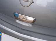 Opel Corsa D 2007-2014 гг. Накладка на ручку задней двери из нержавеющей стали Carmos - Турецкая Нержавеющая Сталь фото 1