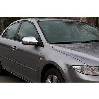 Хромированные Накладки на Зеркала (2 шт) Mazda 6 2003-2008 гг. фото 1