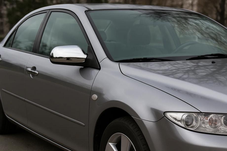 Mazda 6 2003-2008 гг. Хромированные Накладки на Зеркала (2 шт) Image