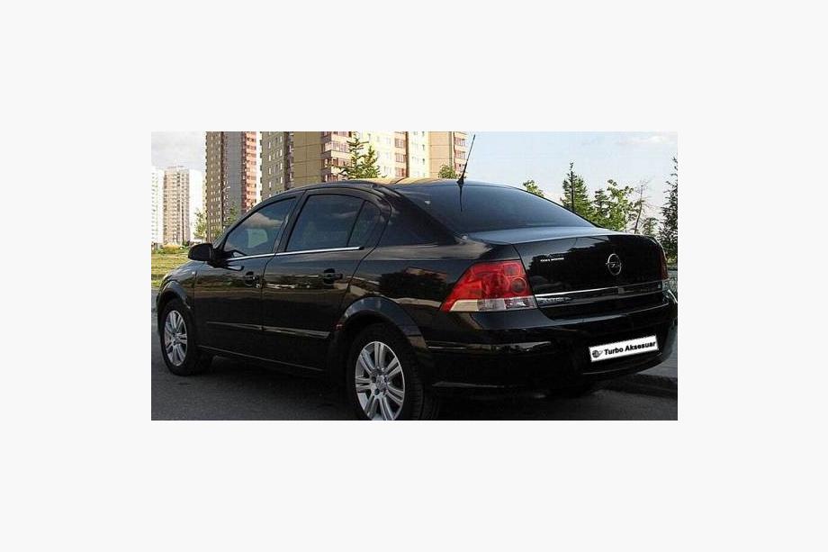 Opel Astra H 2004-2013 гг. Хромированные Окантовки Окон Нержавейка Седан, OmsaLine - Итальянская Нержавейка Фото 7