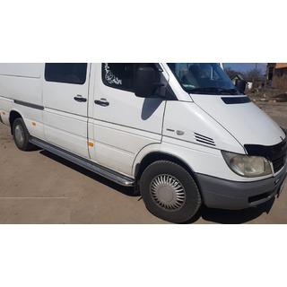 Боковые Подножки Premium (2 шт., Нержавейка) Mercedes Sprinter W901/902/903/904/905 1995–2006 гг. фото 3