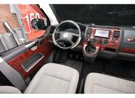 Volkswagen T5 Transporter 2003-2010 гг. Накладки на торпеду (Турция) Карбон фото 9