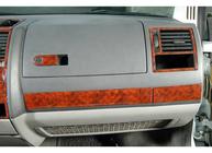 Volkswagen T5 Transporter 2003-2010 гг. Накладки на торпеду (Турция) Карбон фото 8
