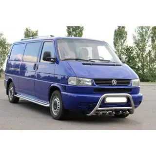 Кенгурятник WT003 60мм Нержавейка Volkswagen T4 Caravelle/Multivan 1990–2003 гг. фото 3