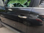 Audi Q7 2005-2015 гг. Хромированные Накладки на Ручки (4 шт., Нержавейка) Carmos, с кнопкой фото 1