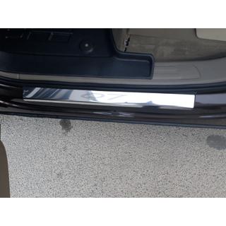 Накладки на дверные пороги (4 шт, Carmos) Audi Q7 2005-2015 гг. фото 1