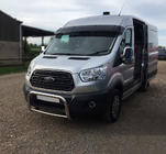 Ford Transit 2014- гг. Козырек на лобовое стекло (черный глянец, 5мм) фото 13