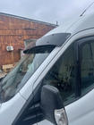 Ford Transit 2014- гг. Козырек на лобовое стекло (черный глянец, 5мм) фото 22