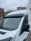Ford Transit 2014- гг. Козырек на лобовое стекло (черный глянец, 5мм) фото 21