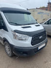 Ford Transit 2014- гг. Козырек на лобовое стекло (черный глянец, 5мм) фото 18