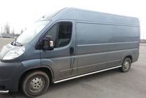 Citroen Jumper 2007-2025 гг. Боковые трубы (2 шт., нержавейка) фото 2