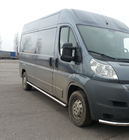 Citroen Jumper 2007-2025 гг. Боковые трубы (2 шт., нержавейка) фото 4