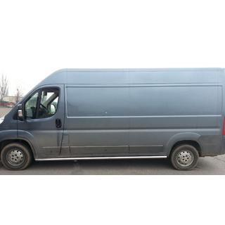 Боковые трубы (2 шт., нержавейка) Citroen Jumper 2007-2025 гг. фото 3