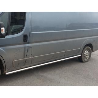 Боковые трубы (2 шт., нержавейка) Citroen Jumper 2007-2025 гг. фото 1