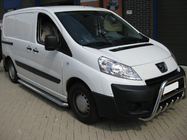 Citroen Nemo 2007-2017 гг. Боковые Подножки Premium (2 шт., Нержавейка) Ø60 фото 1