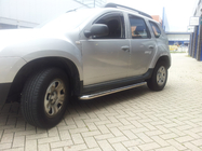 Dacia Duster 2008-2018 гг. Боковые Подножки Premium (2 шт., Нержавейка) фото 2