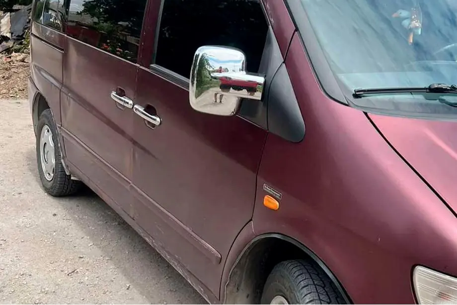 Mercedes Vito W638 1996-2003 гг. Накладки на Зеркала (2 шт, Хром) Фото 4