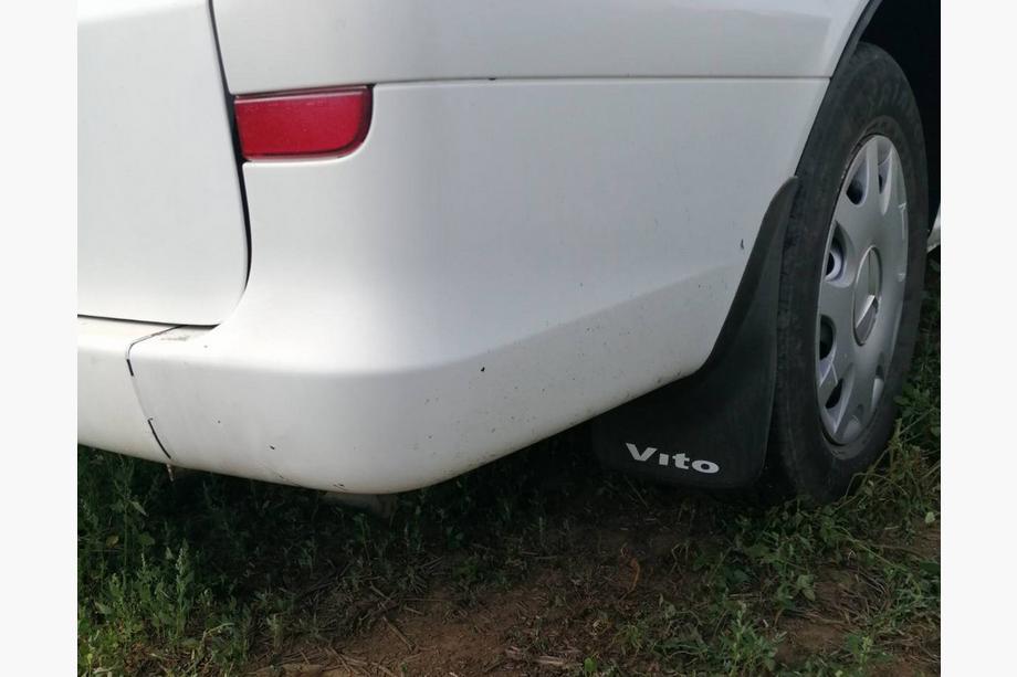 Mercedes Vito W638 1996-2003 гг. Брызговики Premium (Турция, мягкие) 2 брызговика Image