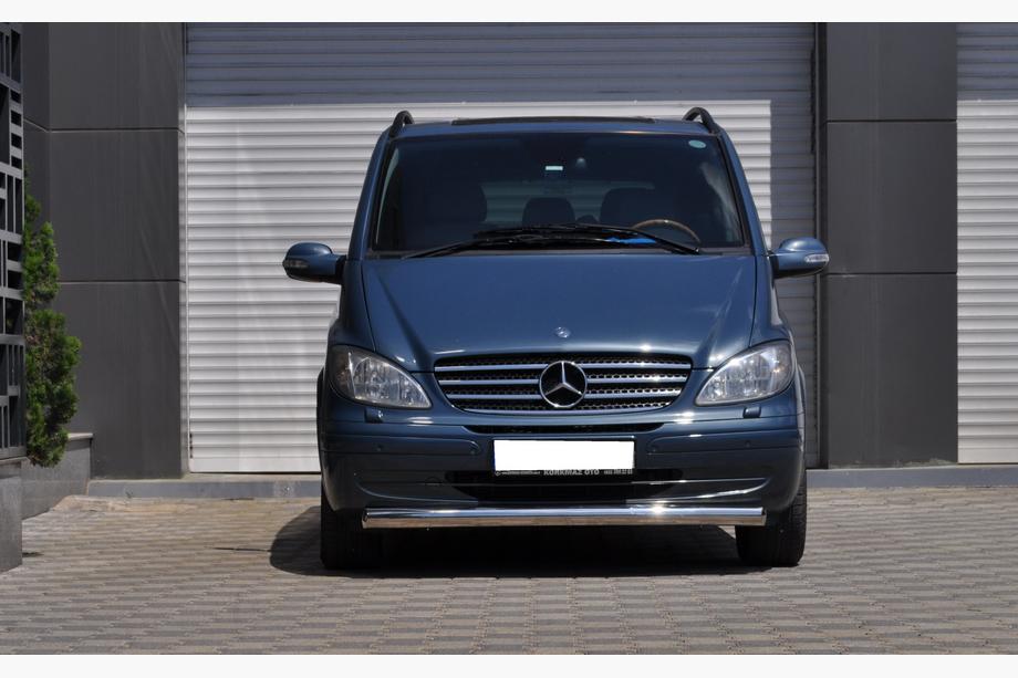 Mercedes Vito W639 2004-2014 гг. Передняя защита ST008 (нержавейка) 2004-2010, 51мм Фото 4