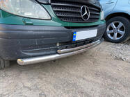 Mercedes Vito W639 2004-2014 гг. Передняя защита ST014 (нержавейка) 2004-2010, 60 ↗ 42мм фото 3