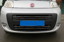 Fiat Fiorino/Qubo 2008-2024 гг. Накладки на решетку радиатора (4 шт., нержавейка) Carmos - Турецкая Нержавеющая Сталь фото 3