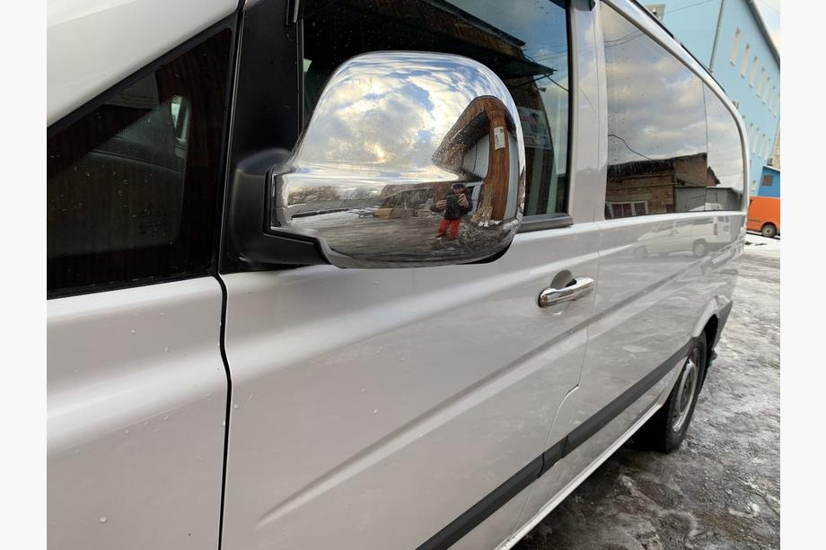 Mercedes Viano 2004-2014 гг. Хромированные Накладки на Зеркала VITO 2004-2010 (2 шт) Хромированный пластик Фото 5