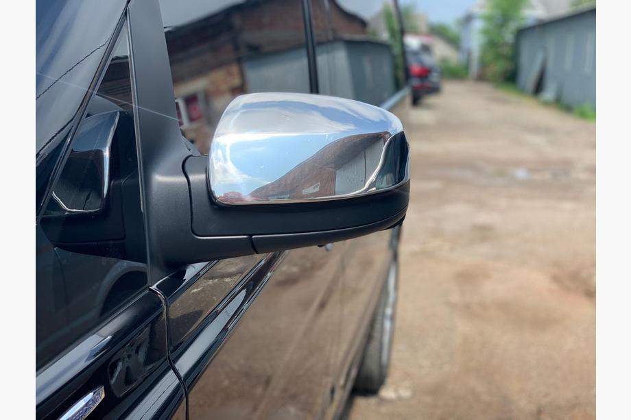 Mercedes Viano 2004-2014 гг. Хромированные Накладки на Зеркала VITO 2010-2014 (2 шт) OmsaLine - Итальянская Нержавейка Фото 12