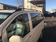 Mercedes Viano 2004-2014 гг. Черные рейлинги Skyport (цельнометаллические) фото 25