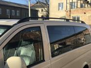 Mercedes Viano 2004-2014 гг. Черные рейлинги Skyport (цельнометаллические) фото 28