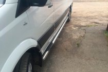 Mercedes Sprinter W906 2006–2018 гг. Боковые трубы (2 шт., нержавейка) фото 2