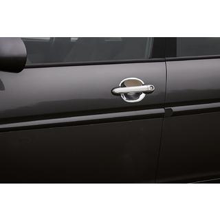 Хромированные Подложки под Ручки (4 шт., Нержавейка) Hyundai Accent 2006-2010 гг. фото 1