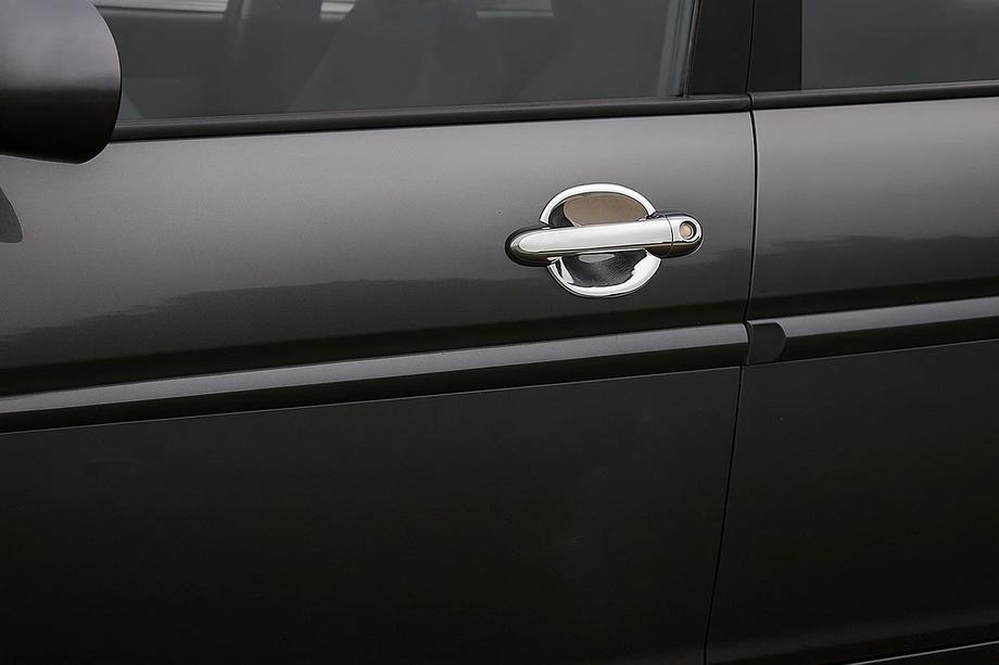 Hyundai Accent 2006-2010 гг. Хромированные Подложки под Ручки (4 шт., Нержавейка) Image