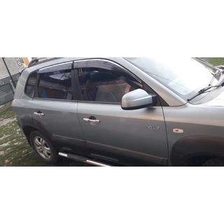 Хромированные Накладки на Ручки Дверей (4 шт, Нержавейка) Hyundai Tucson JM 2004- гг. фото 1