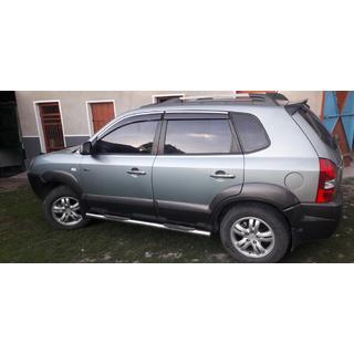 Хромированные Накладки на Ручки Дверей (4 шт, Нержавейка) Hyundai Tucson JM 2004- гг. фото 3