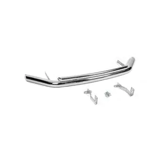 Передняя двойная дуга ST014 (нержавейка) Volkswagen Caddy 2004-2010 гг. фото 1