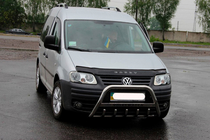 Volkswagen Caddy 2004-2010 гг. Кенгурятник WT003 (нержавейка) фото 7