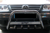 Volkswagen Caddy 2004-2010 гг. Кенгурятник WT003 (нержавейка) фото 5