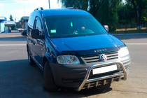 Volkswagen Caddy 2004-2010 гг. Кенгурятник WT003 (нержавейка) фото 4