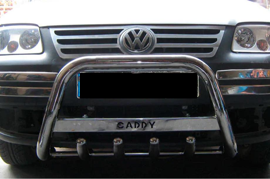 Volkswagen Caddy 2004-2010 гг. Кенгурятник WT003 (нержавейка) Фото 6