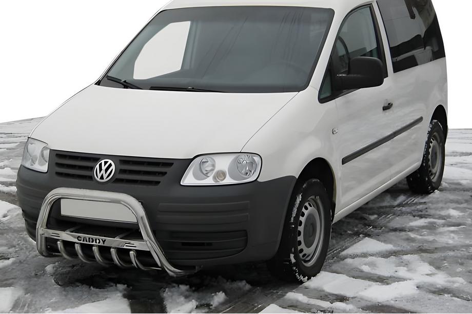 Volkswagen Caddy 2004-2010 гг. Кенгурятник WT003 (нержавейка) Image