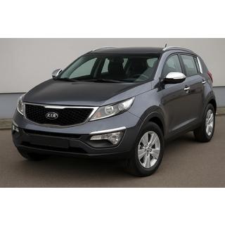 Накладки на Зеркала (2 шт., Нержавейка) Kia Sportage 2010-2015 гг. фото 3