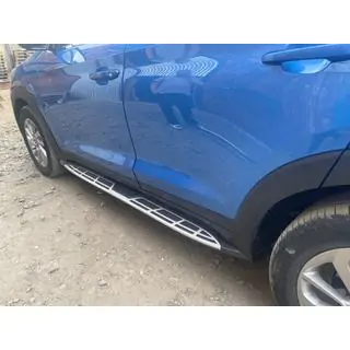 Боковые пороги Оригинальный дизайн V1 (2шт) Hyundai Tucson TL 2016-2021 гг. фото 1