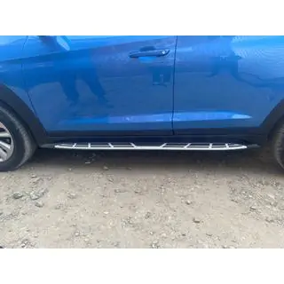 Боковые пороги Оригинальный дизайн V1 (2шт) Hyundai Tucson TL 2016-2021 гг. фото 2