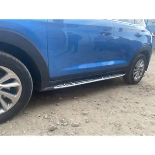 Боковые пороги Оригинальный дизайн V1 (2шт) Hyundai Tucson TL 2016-2021 гг. фото 3