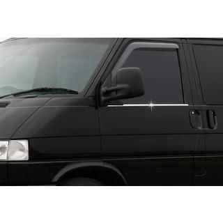 Наружные молдинги окон (2 шт., нержавейка) Volkswagen T4 Transporter 1990-2003 гг. фото 1