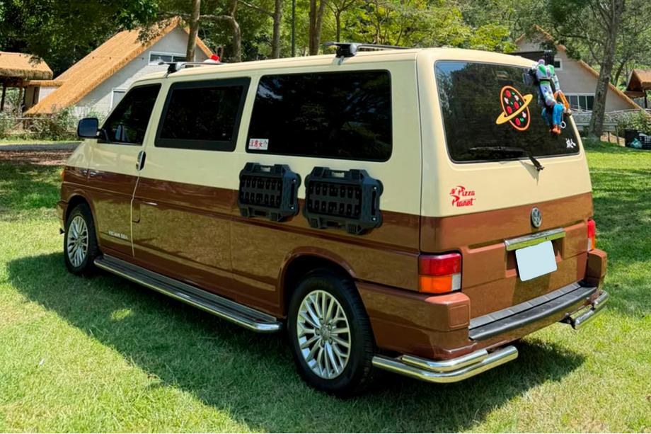 Volkswagen T4 Transporter 1990-2003 гг. Боковые Подножки Premium (2 шт., Нержавейка) Длинная база, 60мм Фото 8